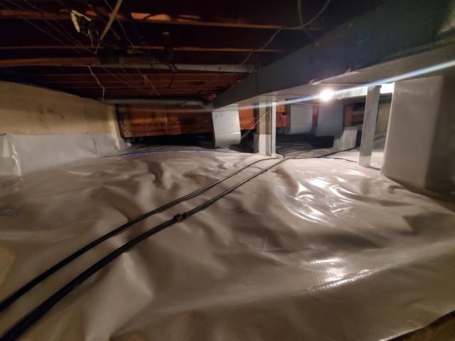 Center Area That Leads To Back Area Of Crawl Space