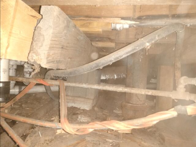 Supports Need Replacing Beneath Spooner, WI Cabin