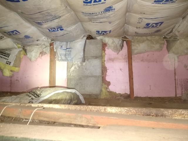 Old Insulation to Be Replaced