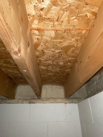 Basement Rim Joists Sealed