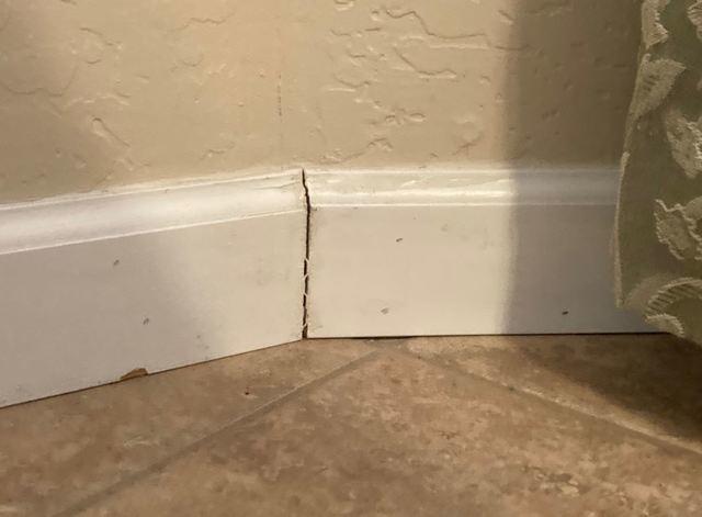 Gaps at the Baseboards