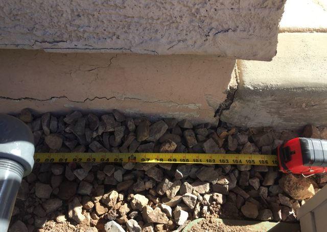 Horizontal Stem Wall Cracks