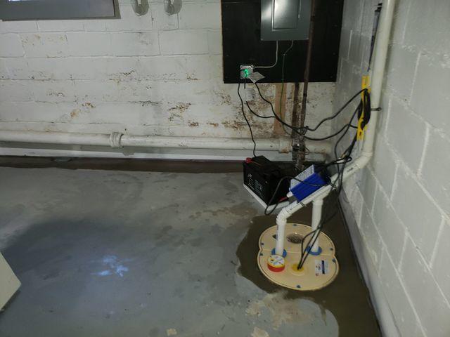 TripleSafe Sump Pump Installed