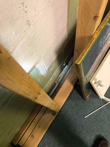DBS Design Specialist Measures Cracking and Bowing