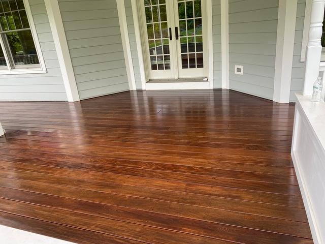 Deck Staining Final Results