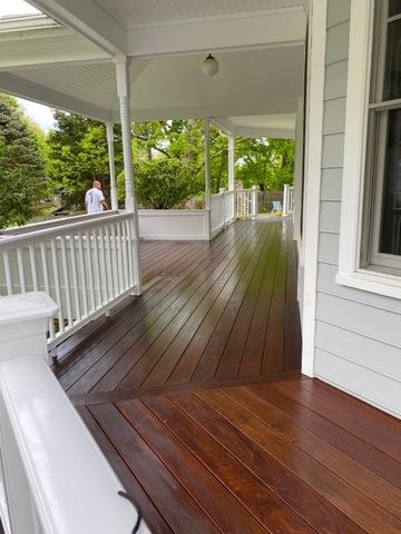 Deck Staining Final Results