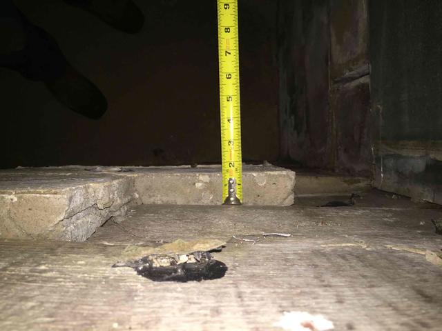 Foundation wall heaving in Aitkin, MN