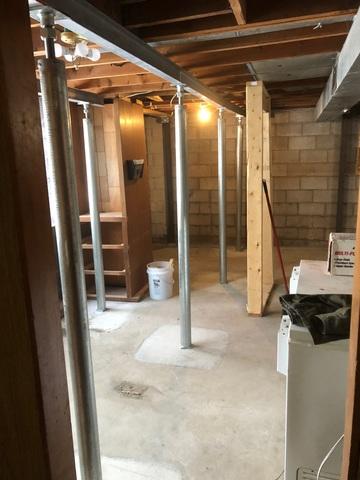 Galvanized Steel Supports with Telescoping Ability