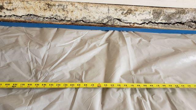Measuring the Concrete Stem Wall Repair Area