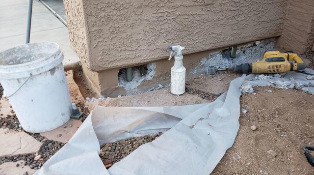 Exterior View of a Stem Wall Repair