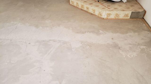 Concrete Crack in Living Room - After