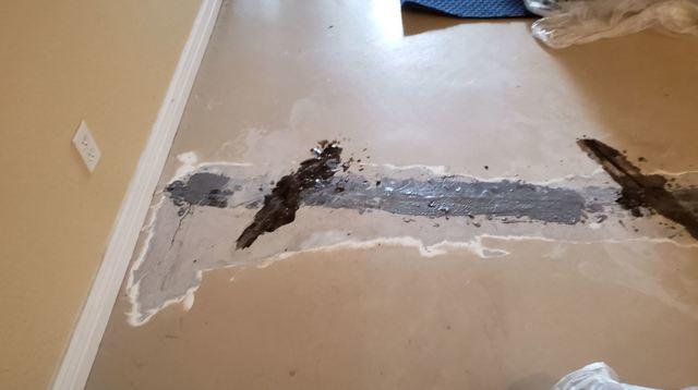 Livingroom Concrete Crack - Mid Repair