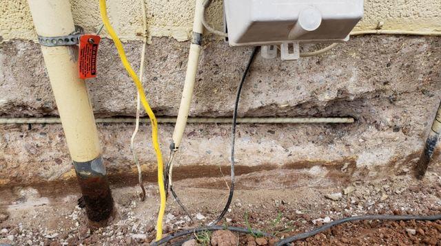 Mid Stem Wall Repair Near Utility Lines