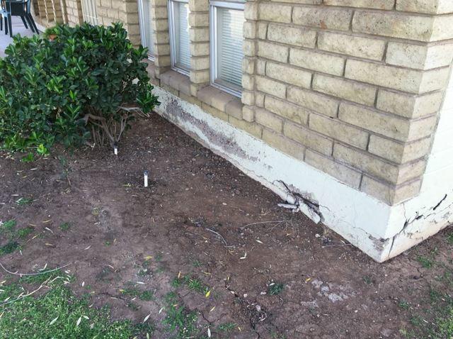 Gilbert Stem Wall Repair - BEFORE