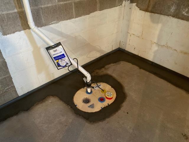 SingleSafe™ Sump Pump Installed