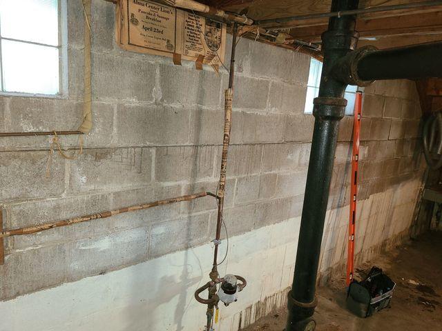 Bowing Foundation Wall in Augusta, WI