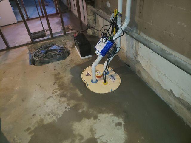 TripleSafe Sump Pump Installed