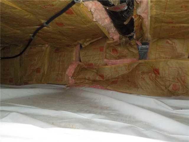 Fiberglass Insulation in Crawl Space Harbors Moisture, Mold