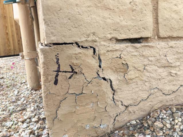 Vertical Stem Wall Cracks