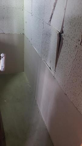 EverLast Wall Installation Behind The Hot Water Tank