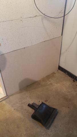 Installing EverLast Wall Panels By The Hot Water Tank