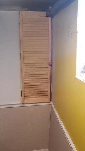 Door Installed Over The Pipe Access Panel