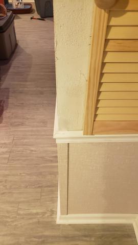 Finished Lower Part Of The Basement Walls