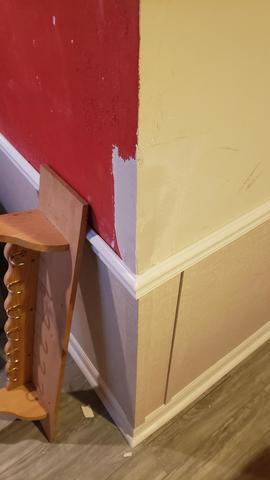 Finished Lower Part Of The Basement Walls