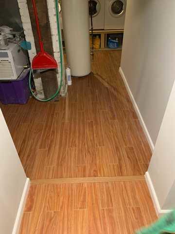 Looking Towards the New Laundry Space