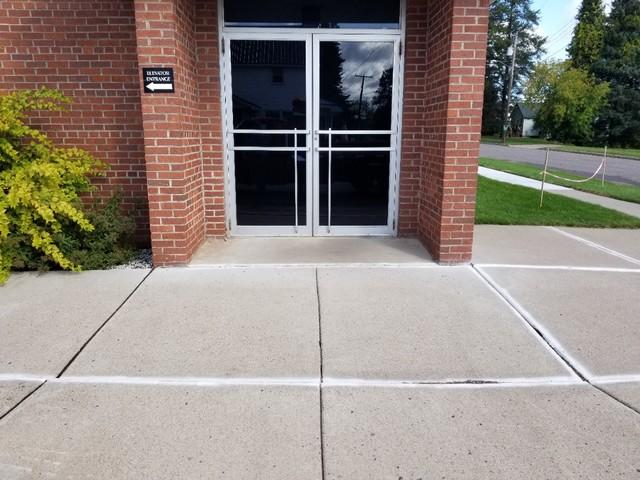 Church Entrance Uneven