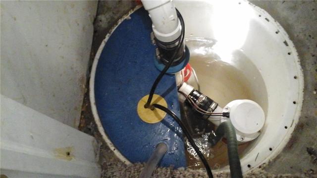 Sump Pump Cleaned