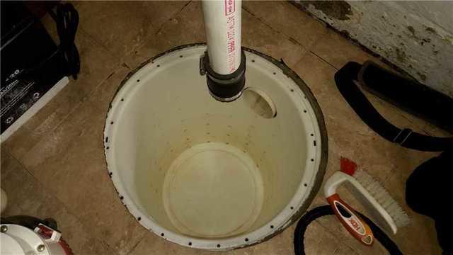 Sump Pump Cleaned Out