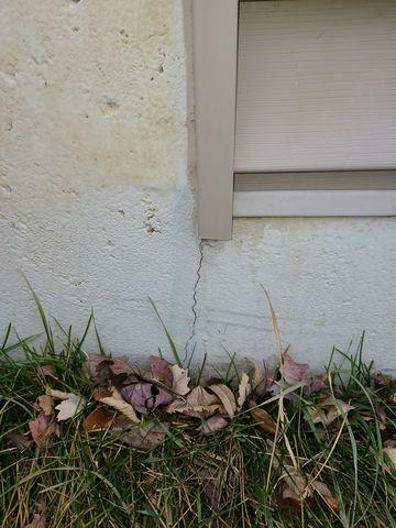 Cracks on Exterior Foundation