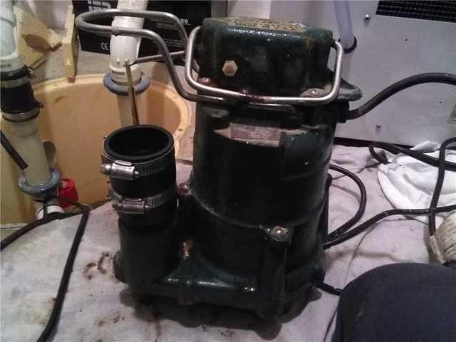Sump Pump Cleaned
