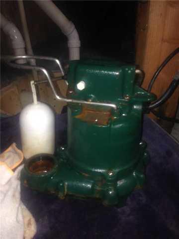 Sump Pump Cleaned