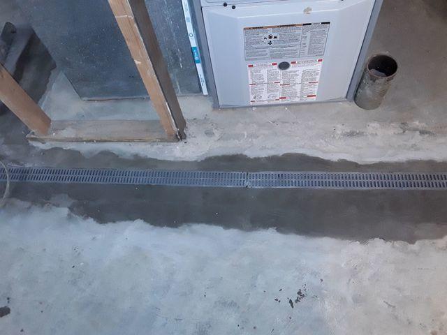 Waterproofed Basement