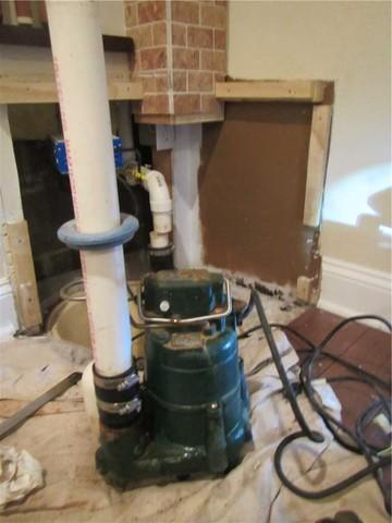 Cast Iron Pump Cleaned