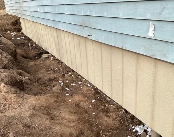 Crawlspace Skirting Installed