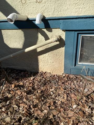 Home's existing discharge lines