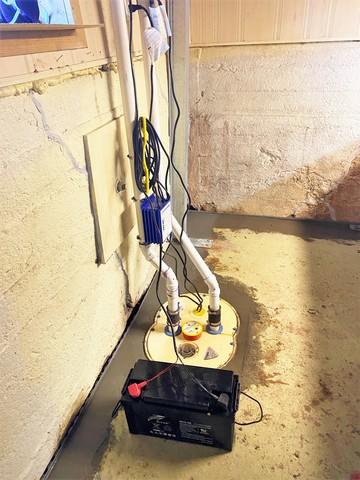 WaterGuard® directs water to the new sump pump