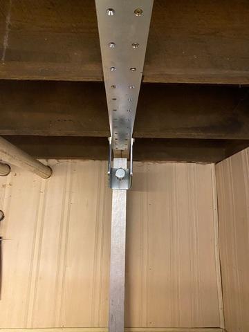 PowerBrace™ Attached to ceiling joist