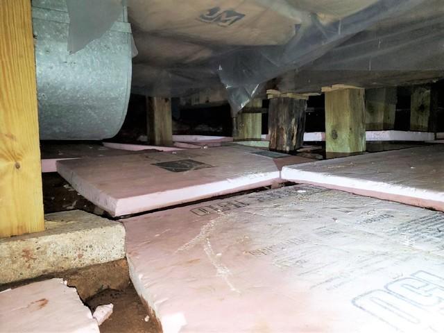 Foam insulation needs replacing