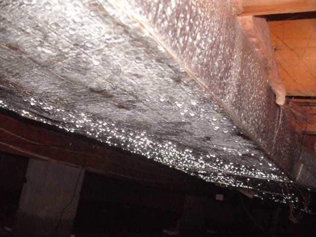 Condensation in the Crawl Space