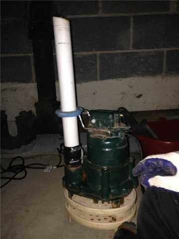 Cast Iron Pump Cleaned
