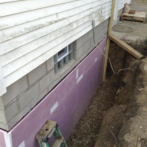 Exterior Waterproofing and Walls Rebuilt in Snover, Mi