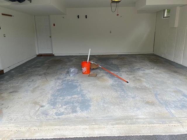 Garage Floor Before