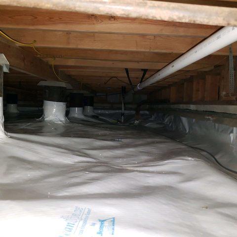 After Crawl Space Remediation