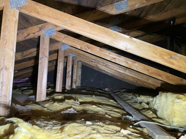 Attic before we started the project