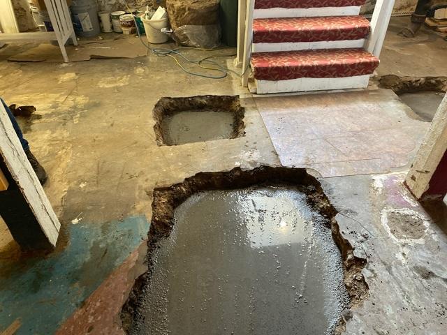 SmartJack XT Beams Set Into Concrete