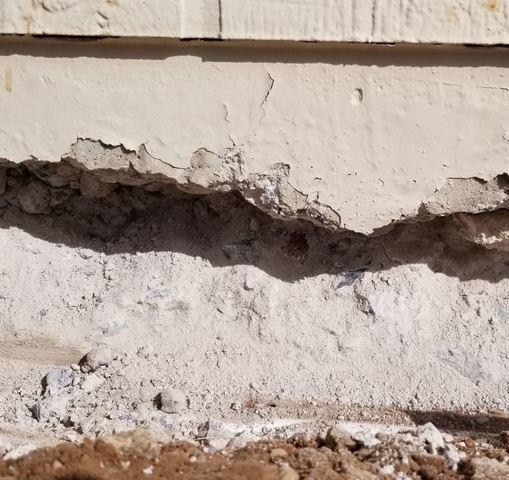 Horizontal Stem Wall Cracks